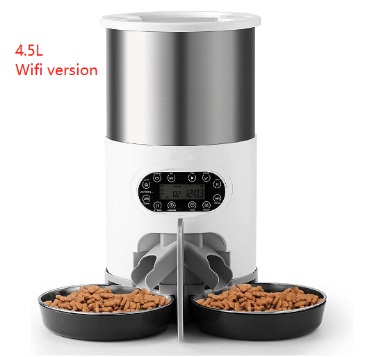 Smartpaws Remote-Controlled Pet Feeder: Automatic Food Dispenser With App Control And Voice Recording